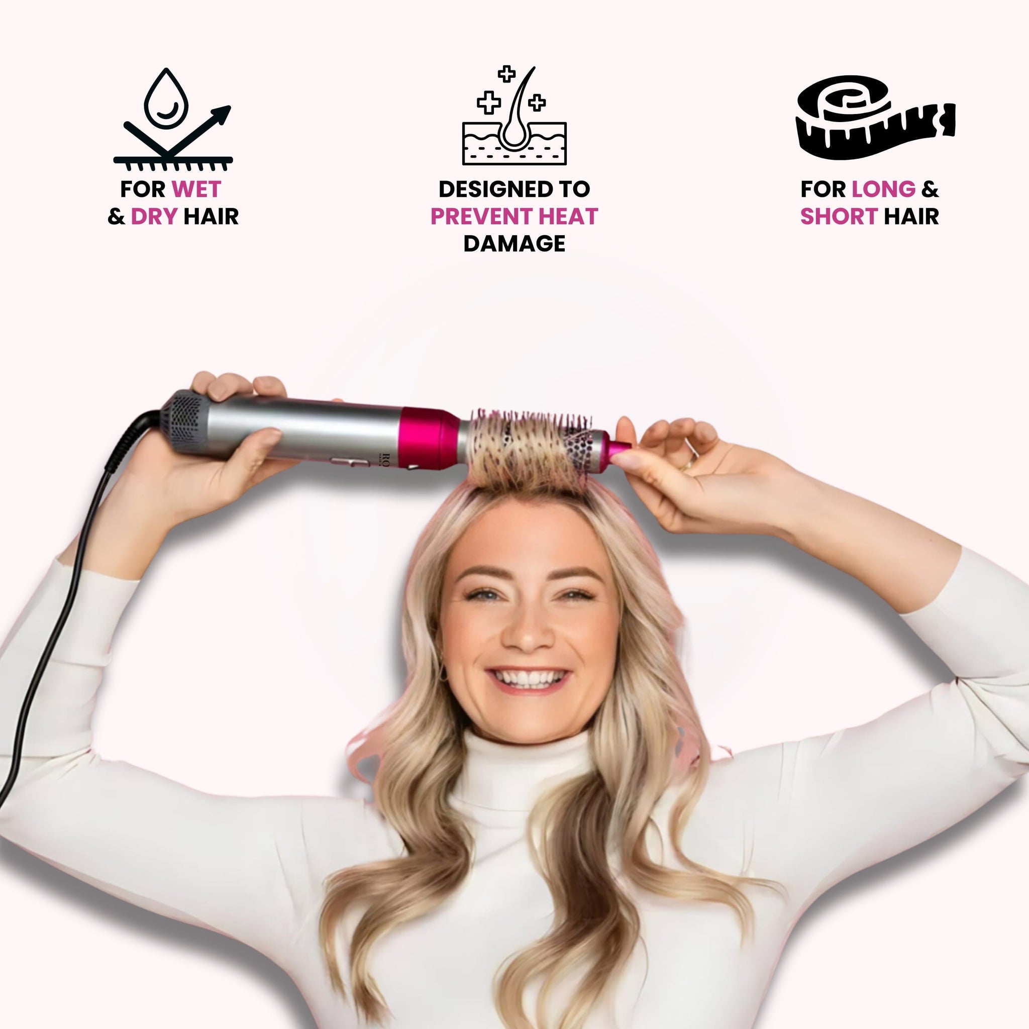 Rosie 5 In 1 AirStyler Pro (Free Premium Leather Case)