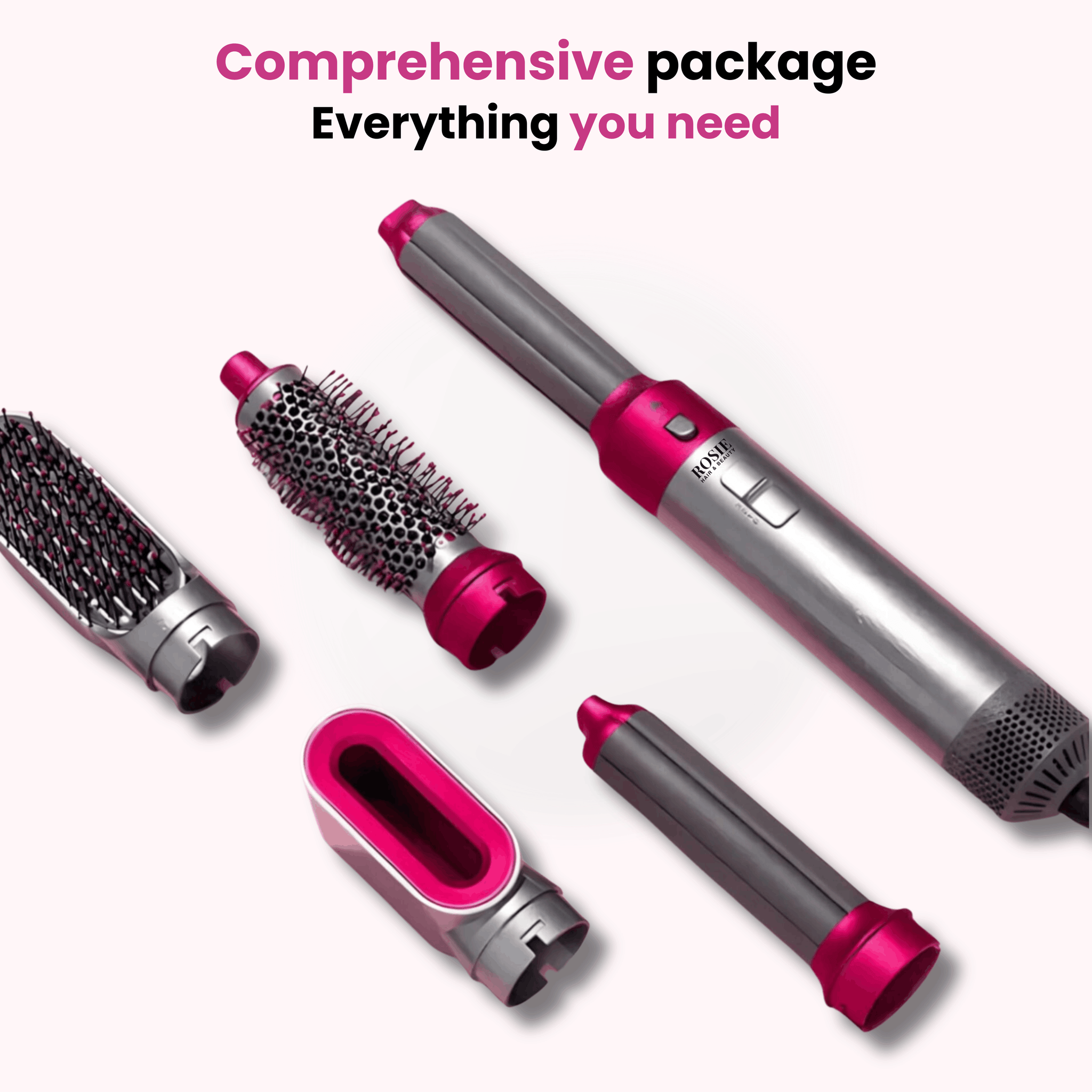 Rosie 5 In 1 AirStyler Pro (Free Premium Leather Case)